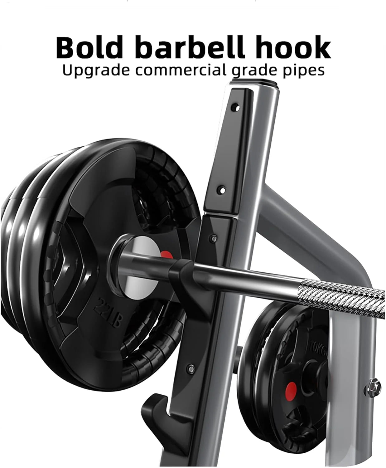 Ultimate Weight Bench Press Station - Heavy-Duty Olympic Equipment with 700Lbs Capacity for Serious Lifters