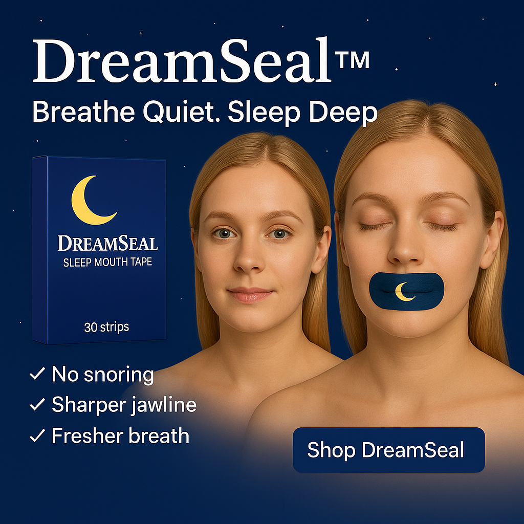 🌙 DreamSeal™ Sleep Mouth Tape