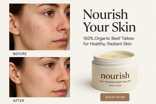 Nourish™ Tallow Glow Balm – Nature’s OG Skin Hack ✨🐝