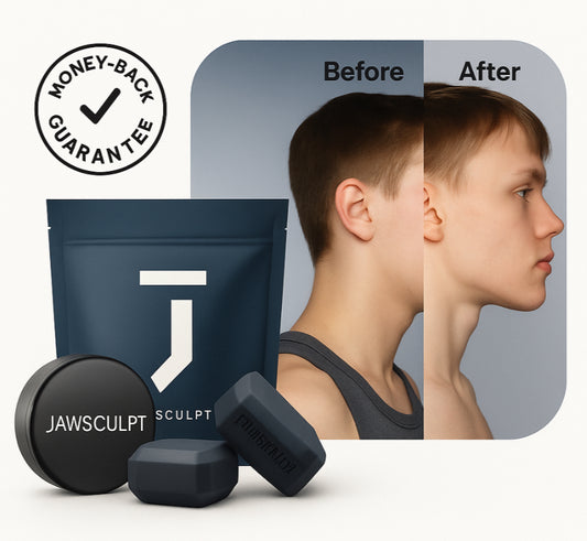 💎 Jawline Glow-Up Pack – 3PCS Chew Trainer  Your face, but sharper.